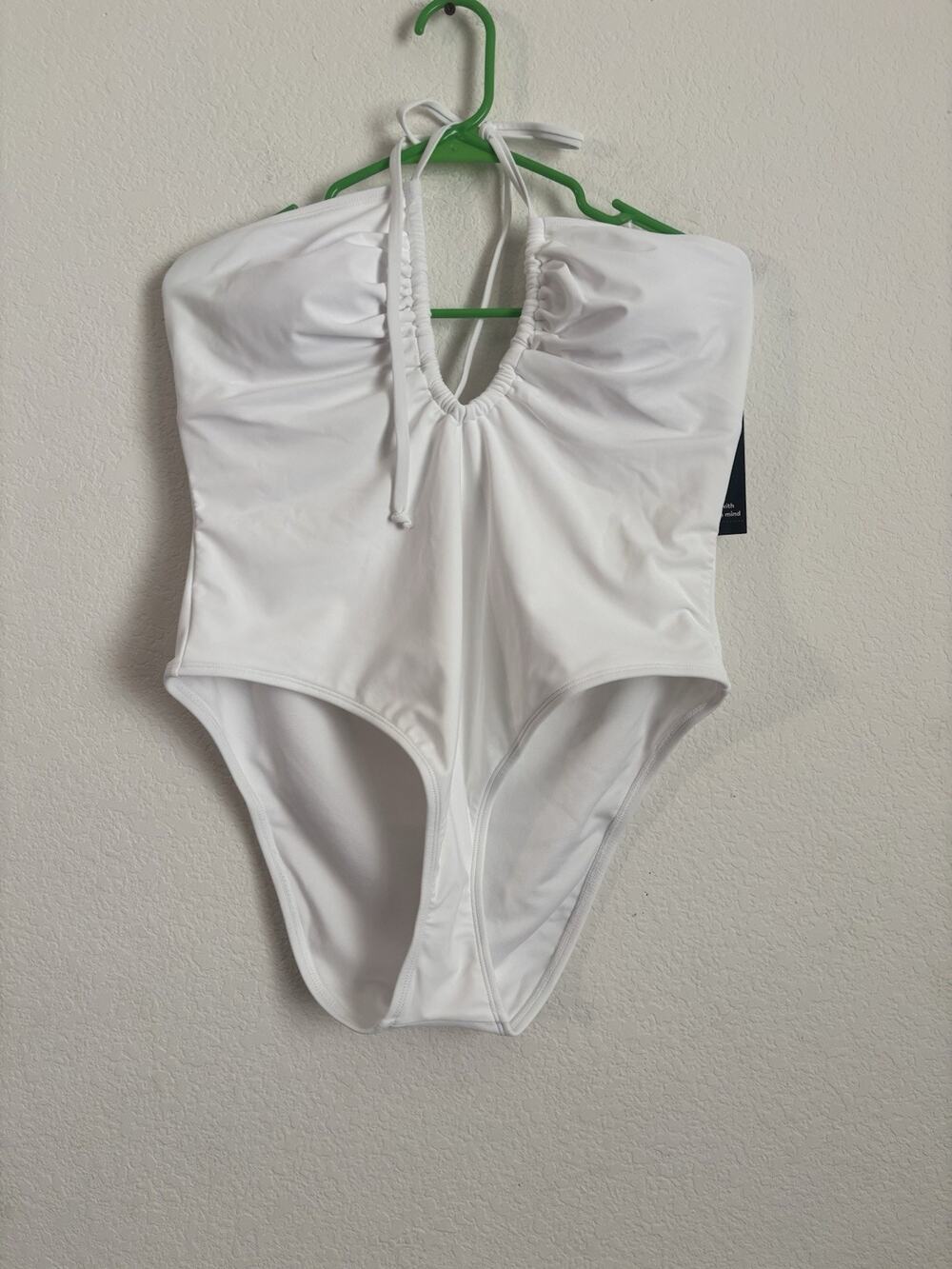 Women’s No Boundaries One Piece Swimsuit White Medium